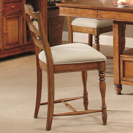 Ladder Back Bar Stool